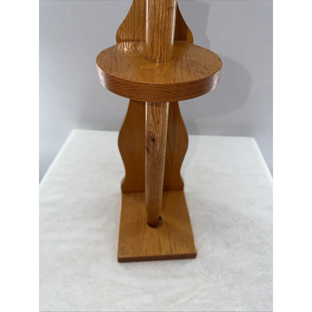 Oak Wood Paper Towel Holder Handmade 16